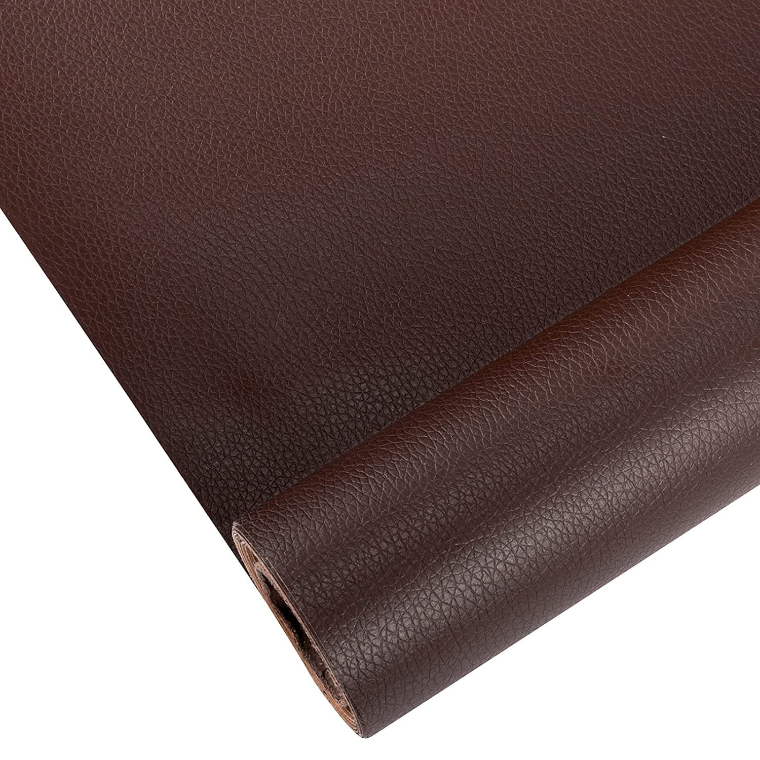 Premium Self-Adhesive PU Leather Repair Patches - 60x30cm (2 Pack) - Faux Synthetic Leather Fabric for Sofa, Car Seats, Handbags & Jackets - DIY Sticky Material for Home, Office & Travel Use