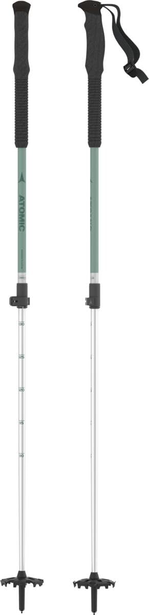 ATOMIC BCT Touring Ski Pole - Lightweight Aluminum Adjustable Ski Poles for Men & Women (Pistachio Green) - Perfect for Backcountry Skiing & Mountain Adventures