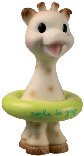 Vulli Sophie the Giraffe Teether - Natural Rubber Baby Bath Toy for Infants & Toddlers | Perfect for Teething Relief, Sensory Play & Bathtime Fun