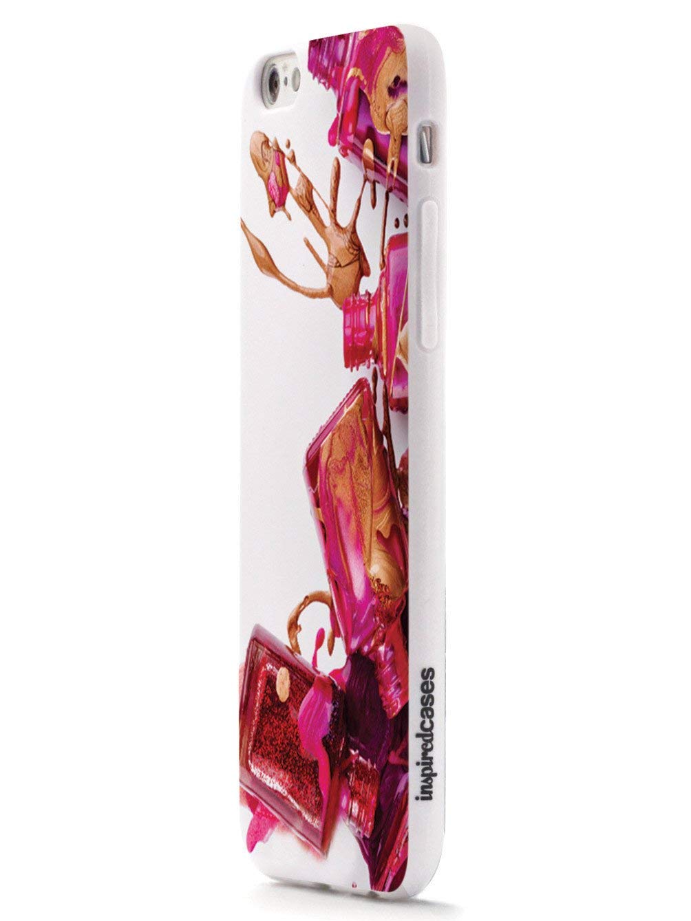 Inspired Cases - Shockproof & Anti-Scratch iPhone 12 Pro Case with 3D Textured Design | Nail Polish Splash Pattern | Perfect for Daily Use, Outdoor Activities & Travel Protection
