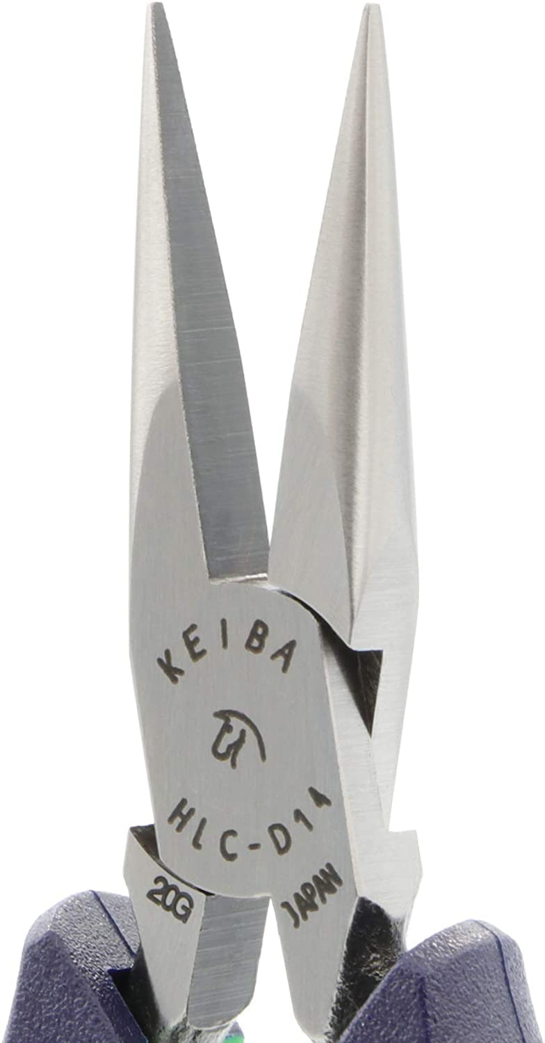 Kosakujo HLC-D14 Professional Hobby Radio Pliers - No Groove, No Cutting Blade - Ideal for RC Cars, Model Building & Electronics Repair