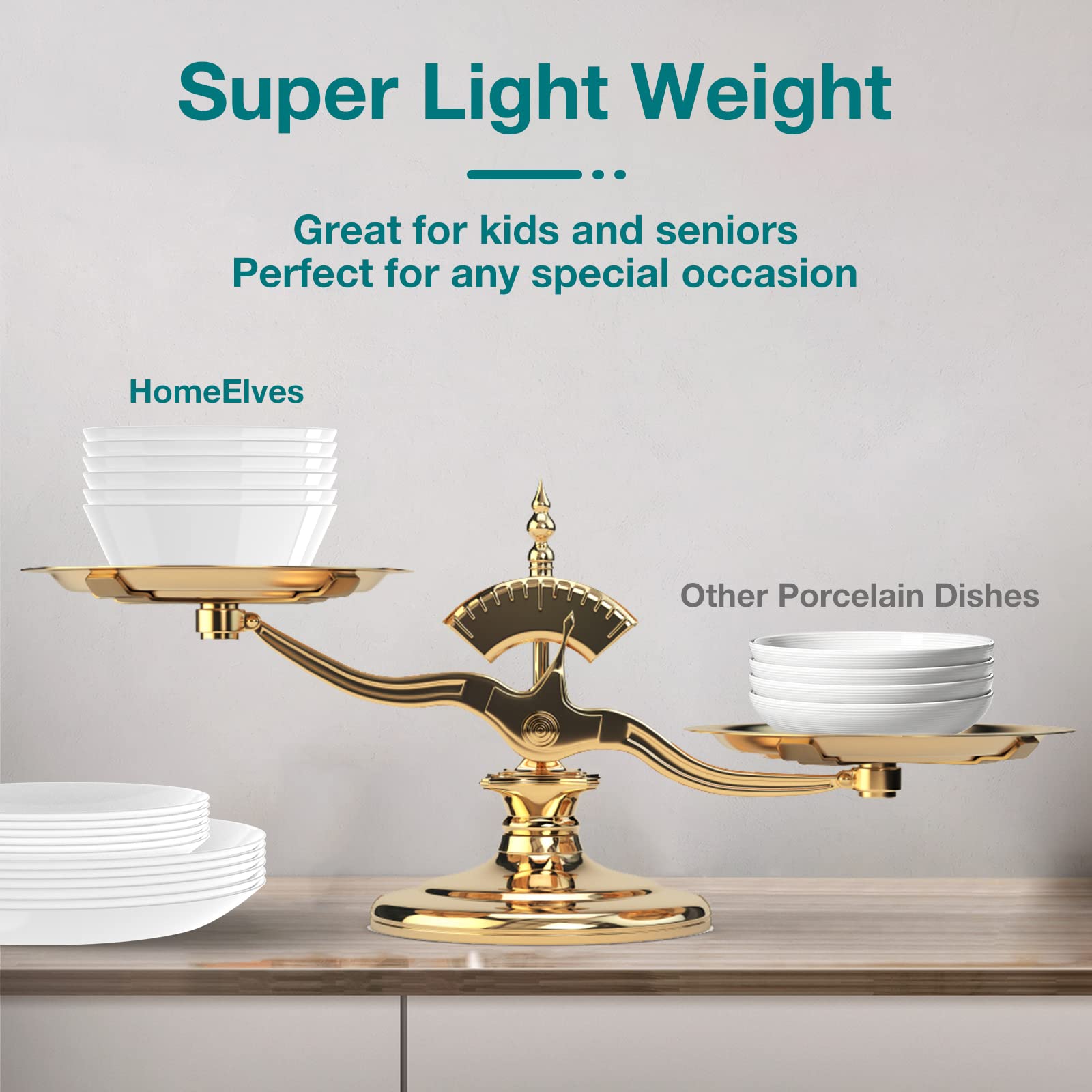 HomeElves 18-Piece Opal Glass Dinnerware Set for 6 - Lightweight, Chip-Resistant Plates & Bowls - Dishwasher & Microwave Safe - Perfect for Family Dinners, Parties, and Everyday Use