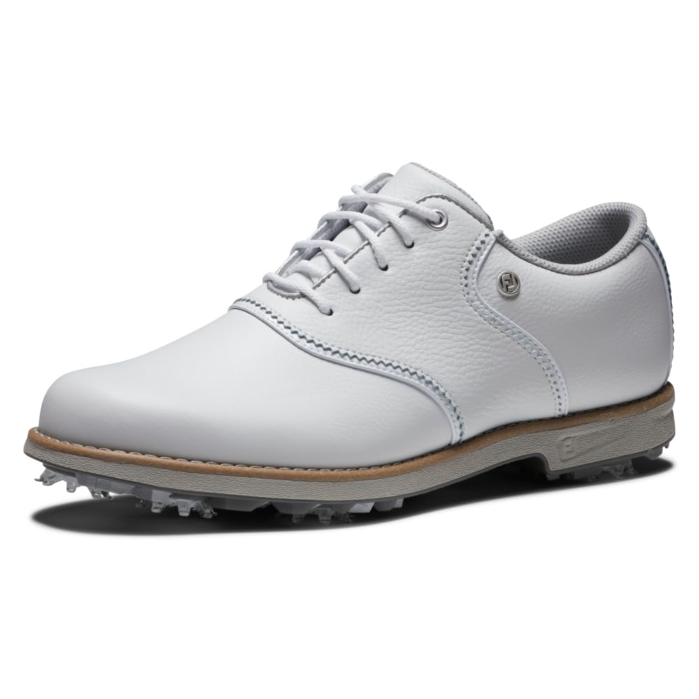 FootJoy Women's Premiere Series Bel Air Golf Shoes - Waterproof Spiked Golf Shoes for Women with Superior Comfort & Traction - Perfect for Golf Course & Outdoor Sports