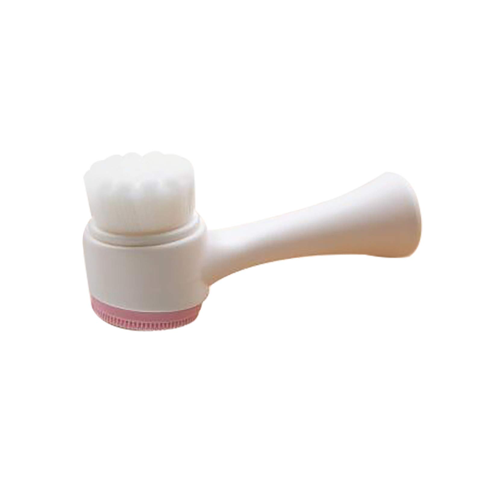 3D Facial Cleansing Brush with Soft Silicone Bristles - Gentle Manual Exfoliator for Deep Skin Cleansing | Perfect for Daily Skincare Routine & Bathroom Use