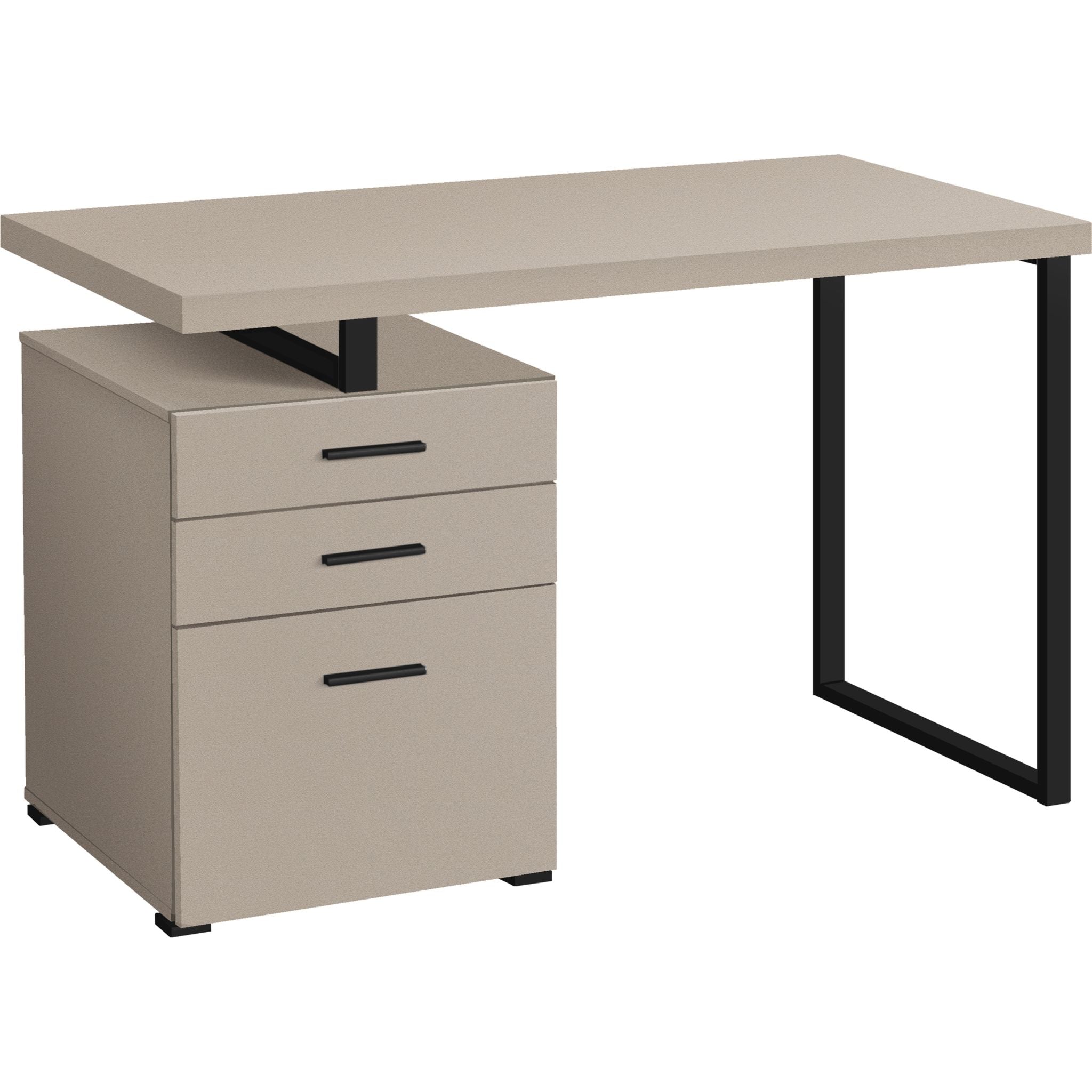 60 Inch Large Computer Desk for Home Office - Modern Writing Workstation with Sturdy Frame - Perfect for Remote Work, Gaming & Study