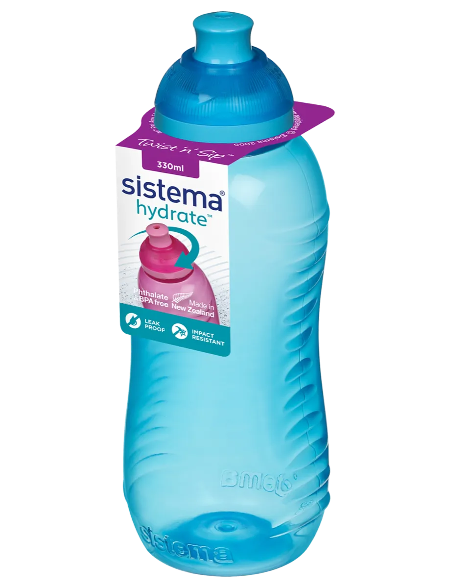 330ml Twist 'N' Sip Squeeze Mini Water Bottle - Portable Leak-Proof Sports Bottle for Gym, Hiking & Travel - BPA Free Reusable Drink Container