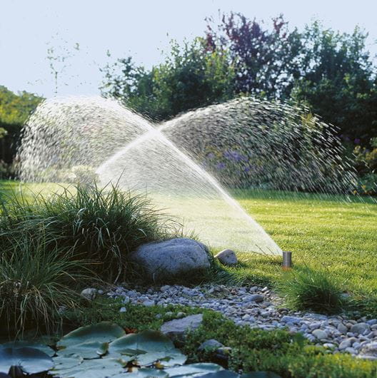 Gardena Turbo Driven Pop Up Sprinkler T 200 - Adjustable Lawn Irrigation System for Gardens, Yards & Landscaping | Perfect for Residential & Commercial Outdoor Watering
