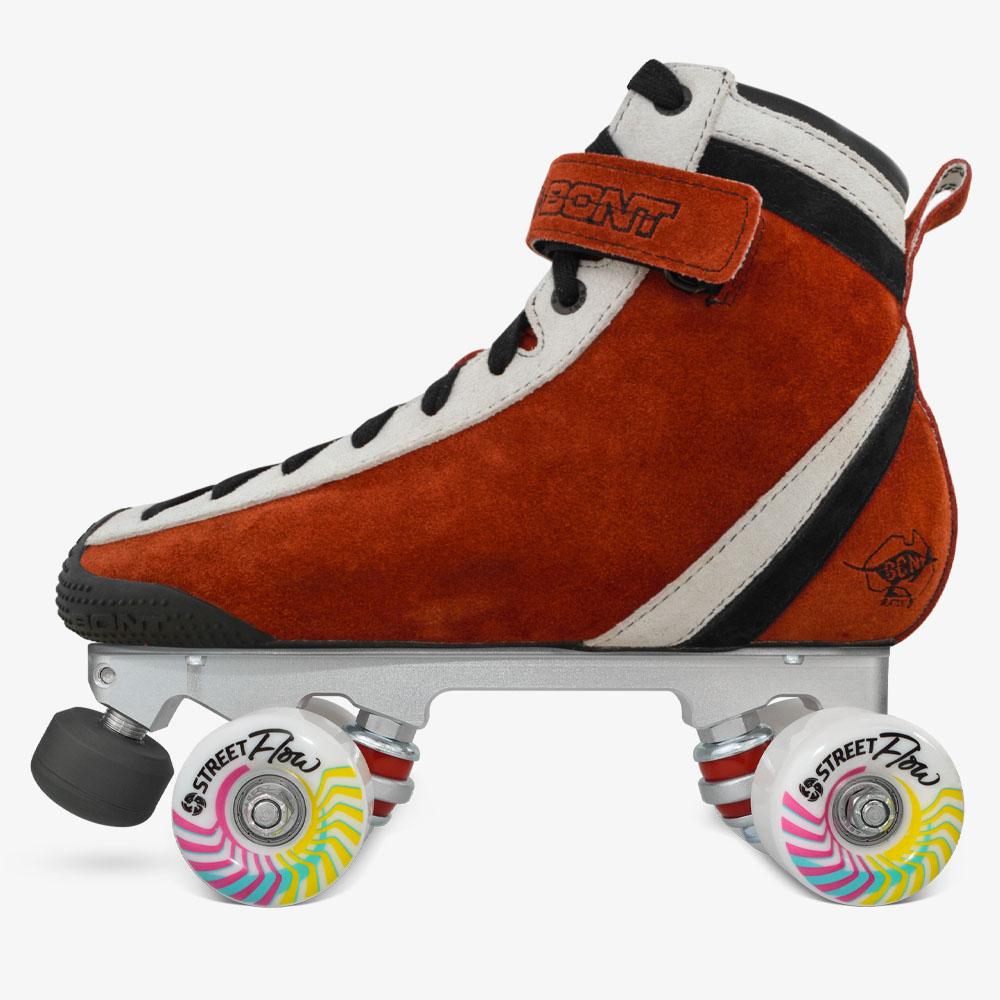 Bont ParkStar Tracer Flow Package - Premium Roller Skates for Park & Street Skating - Perfect for Outdoor Skating, Derby & Recreational Use