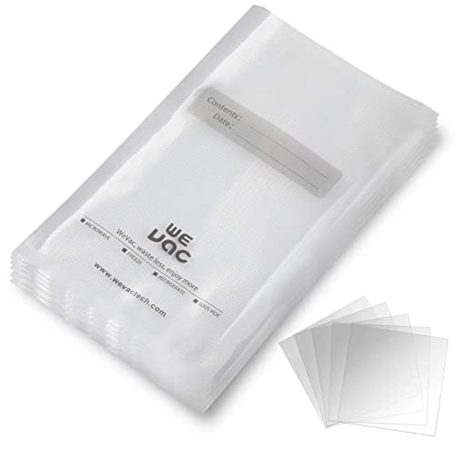 Premium Vacuum Sealer Bags 100 Quart (8x12 Inch) - BPA Free, Heavy Duty, Commercial Grade for Food Saver, Seal a Meal, Weston - Perfect for Vacuum Storage, Meal Prep, Sous Vide & Long-Term Food Preservation