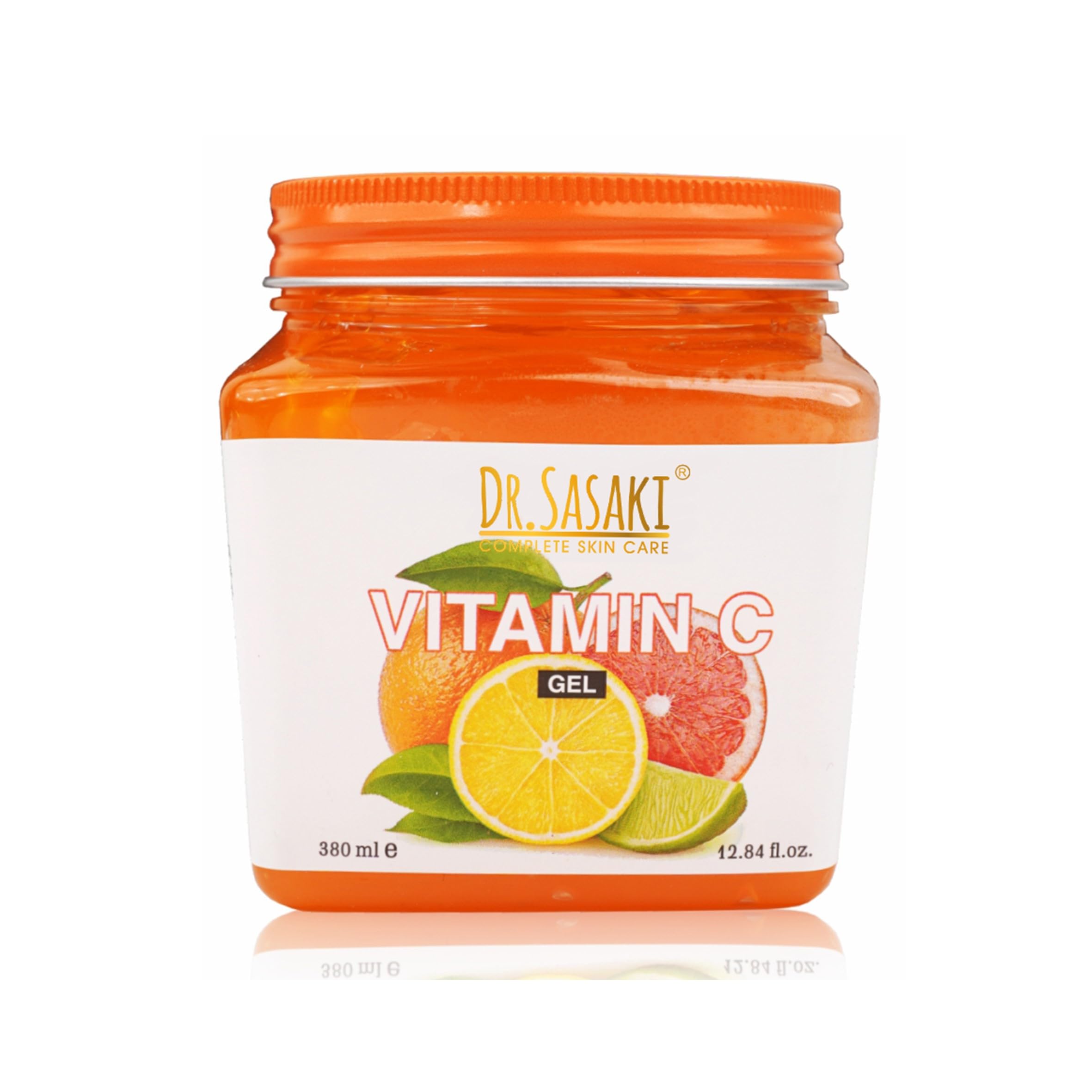 Dr. Sasaki Vitamin C Face & Body Gel - 380ml Brightening & Hydrating Skin Care for Glowing Complexion | Perfect for Daily Use, Travel & Post-Sun Care