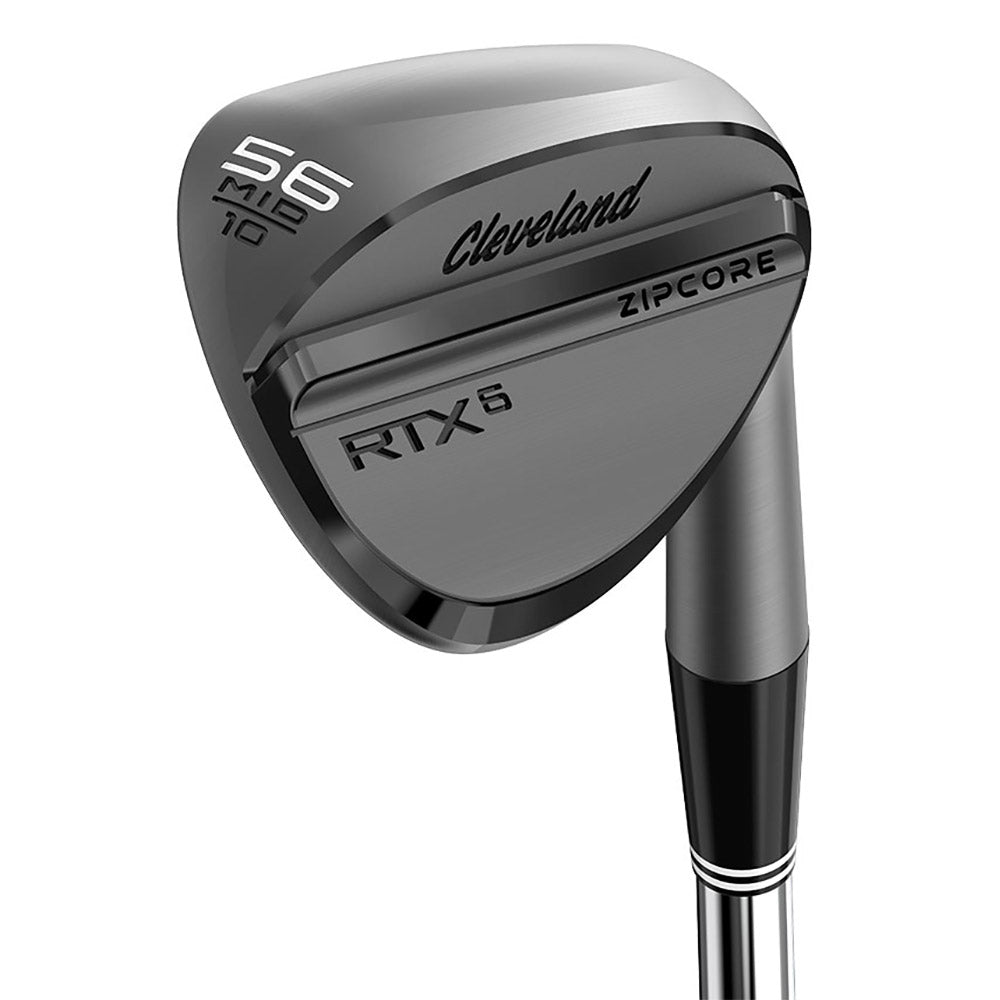 Cleveland RTX6 Zipcore Black Satin Right Hand Men's Steel Golf Wedge - Perfect for Short Game Precision & Bunker Shots
