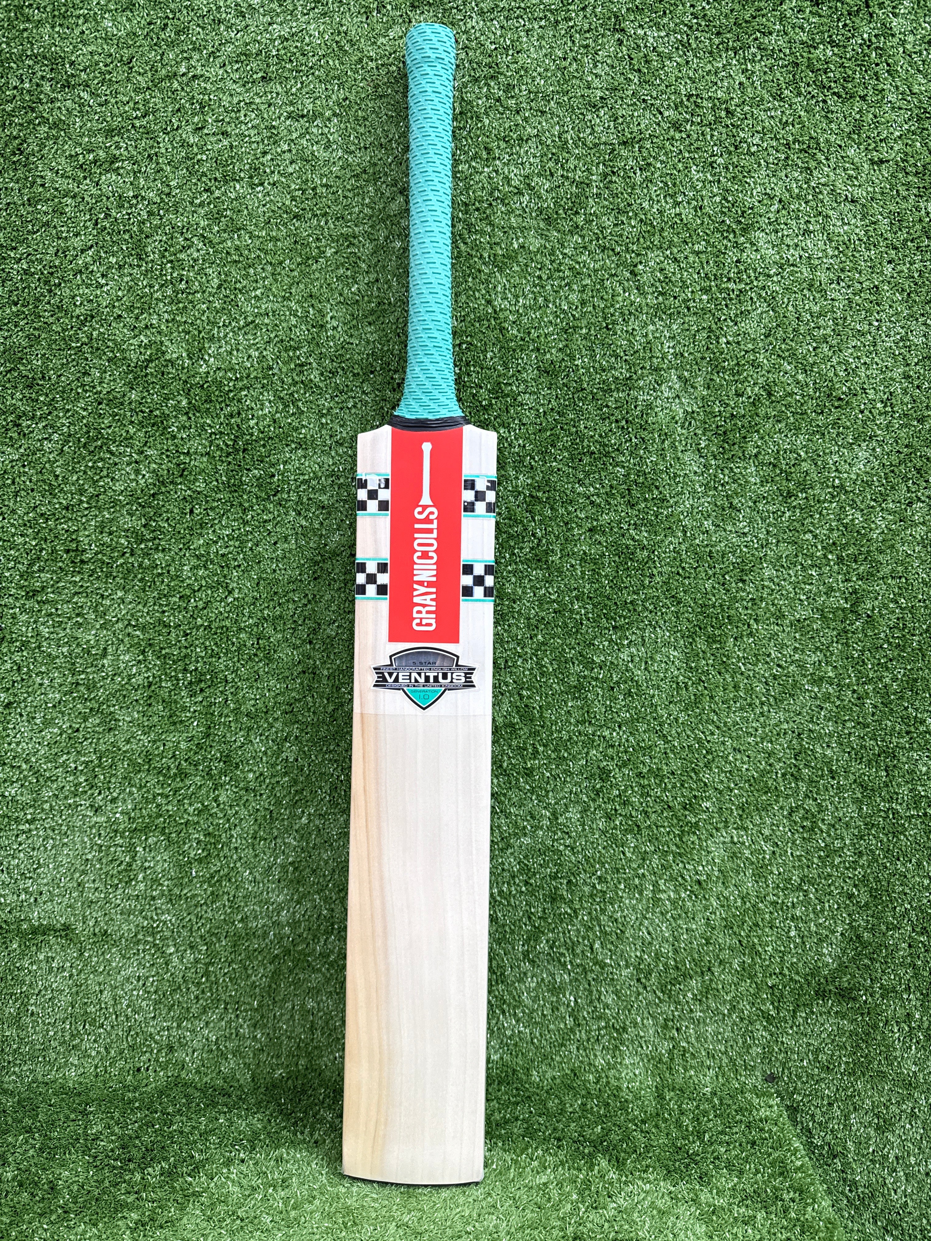Gray Nicolls Ventus 1.0 5 Star Harrow English Willow Cricket Bat - Premium Cricket Equipment for Professional & Club Players - Perfect for Matches, Training & Competitive Play