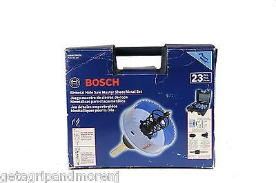 Bosch HSM23PCM 23-Piece Sheet Metal Hole Saw Set - New in Box | Perfect for HVAC, Plumbing & Electrical Work