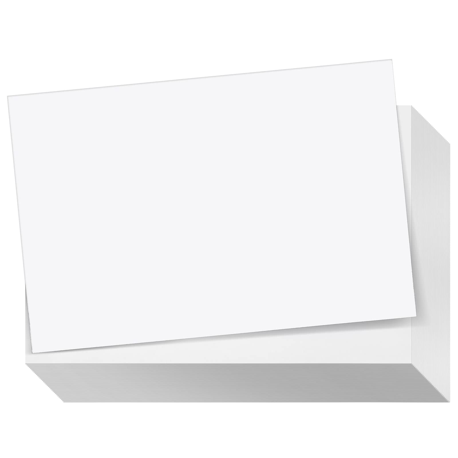 200 Pack Premium White 300 GSM (110 lb) Thick Cardstock Paper - Heavyweight Blank Paper for Wedding Invitations, DIY Cards, Postcards & Flashcards - 4x6 Inches - Perfect for Crafting, Scrapbooking & Professional Printing Projects