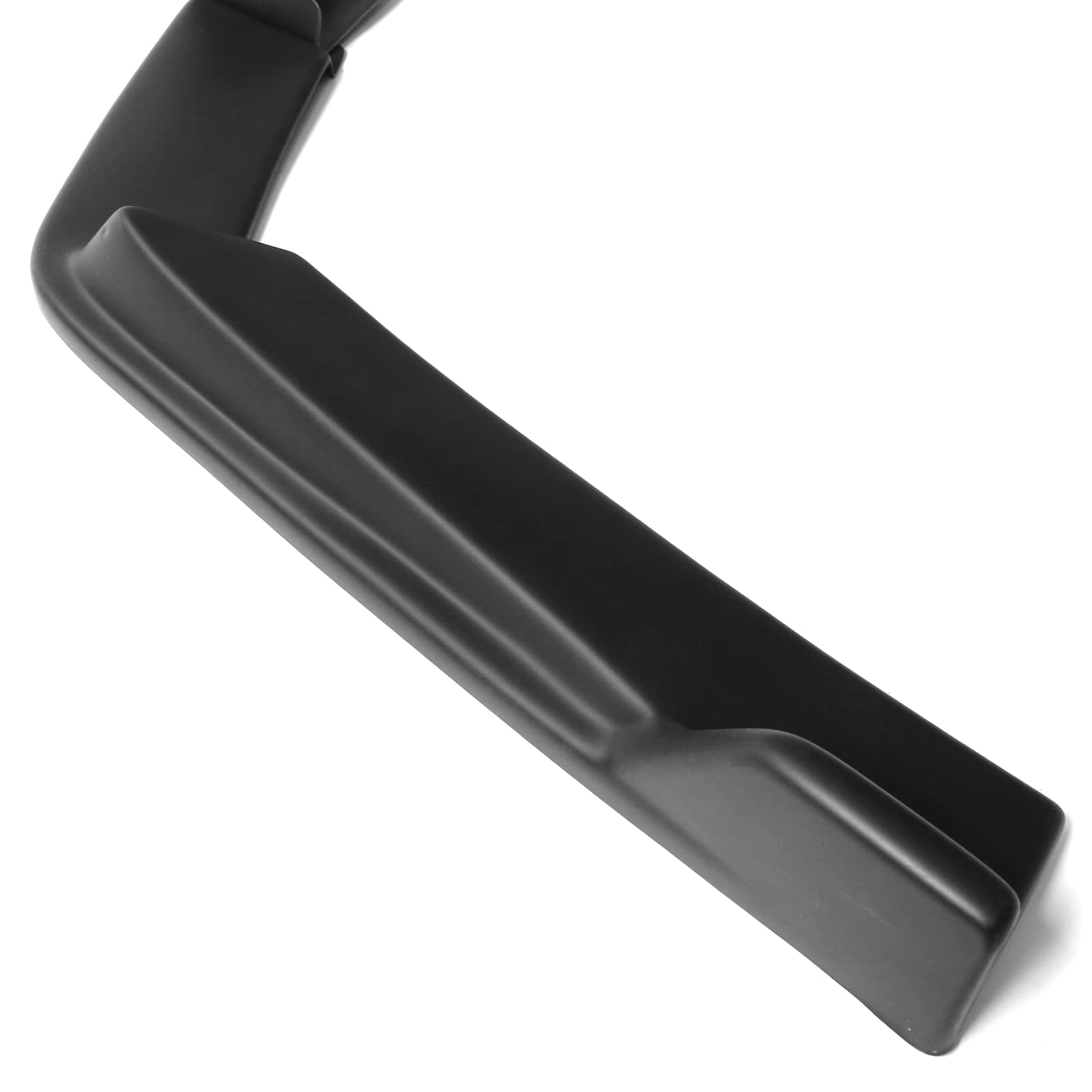 IKON MOTORSPORTS Rear Diffuser for 2015-2017 Ford Mustang - HN Style 4-Fin Bumper Lip Spoiler in Black PP Material | Enhances Aerodynamics & Aggressive Styling for Street Racing & Car Shows