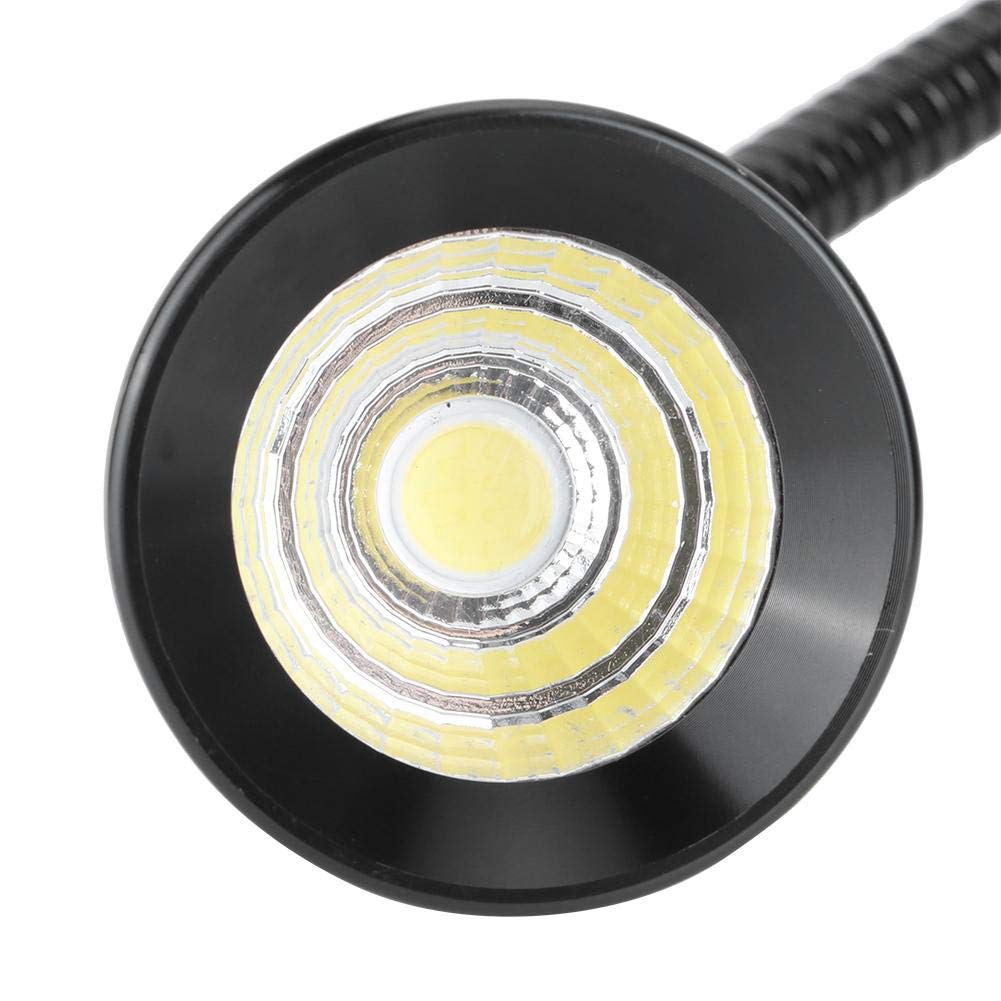 7W LED Workbench Light with Adjustable Gooseneck - Durable Machine Tool Lighting for CNC Lathe, Milling & Industrial Workspaces - Perfect for Garages, Workshops & DIY Projects