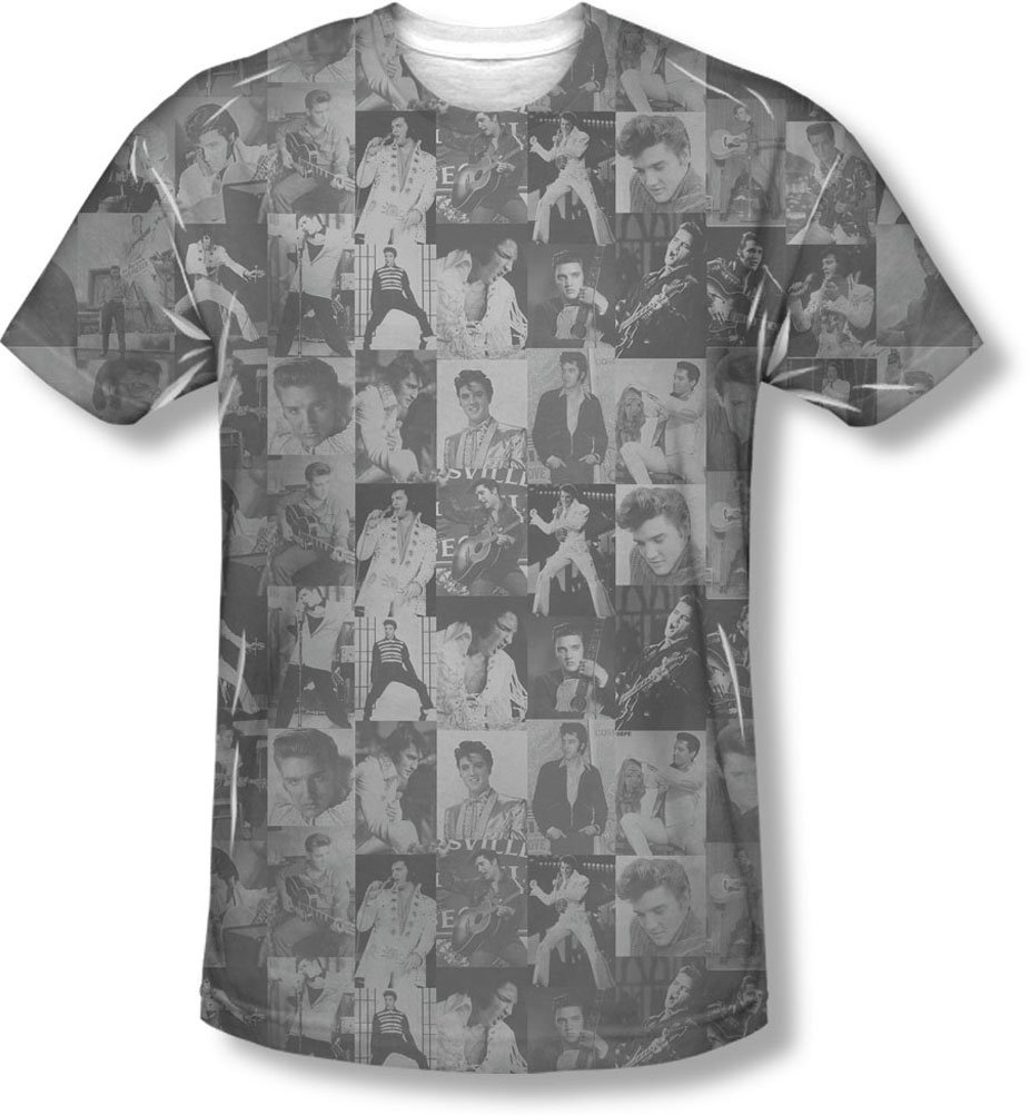Elvis Presley TCB Crowd Graphic T-Shirt for Men - Vintage Rock Band Tee for Concerts & Casual Wear