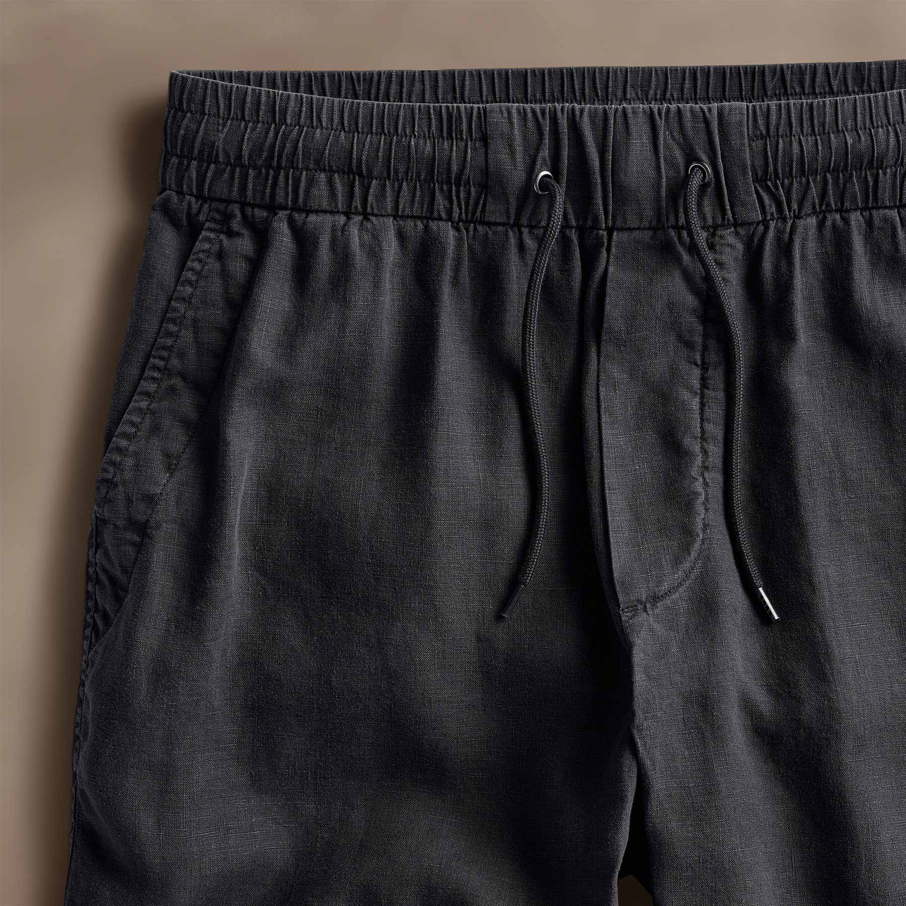 Relaxed Fit Linen Shorts for Men - Comfortable Magma Pigment Casual Summer Shorts | Perfect for Beach, Vacation & Outdoor Activities