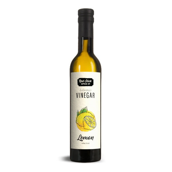 Premium Organic Lemon White Balsamic Vinegar - Italian Gourmet Cooking & Salad Dressing - Perfect for Marinades, Cocktails & Healthy Recipes