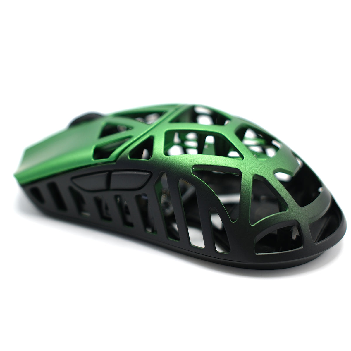 WLmouse Beast X Max Magnesium Wireless Gaming Mouse - Lightweight, Ergonomic Design for PC & Mac - Black and Green - Perfect for FPS, MOBA, and Esports Gaming