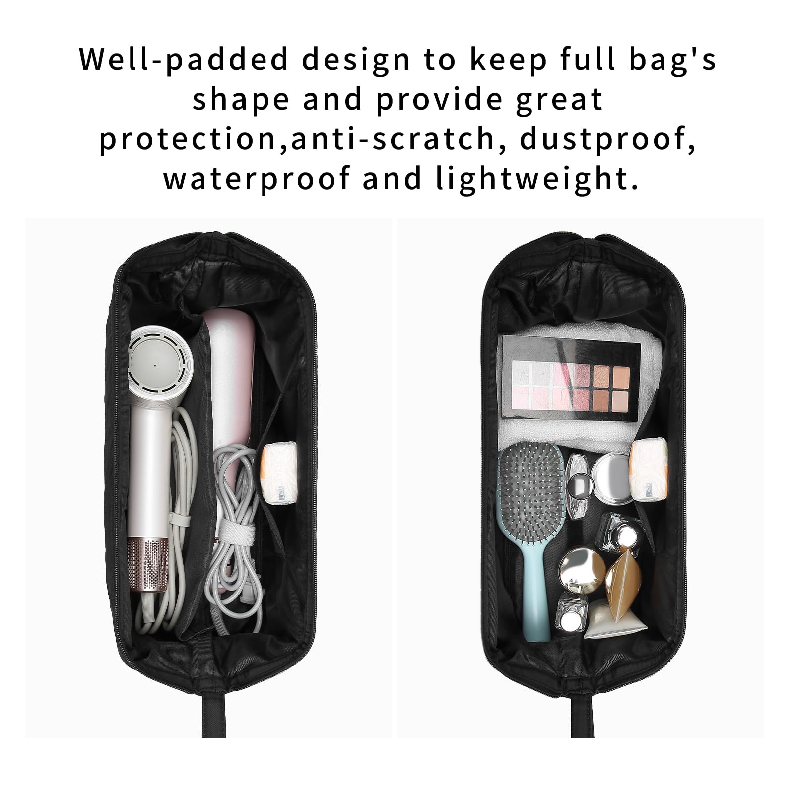 Shark Flex Style Travel Case - Dustproof Hair Tools Organizer for Shark Hair Dryer, Air Wrap, Flat Iron & Curling Iron | Perfect for Carry-On, Vacation & Salon Professionals