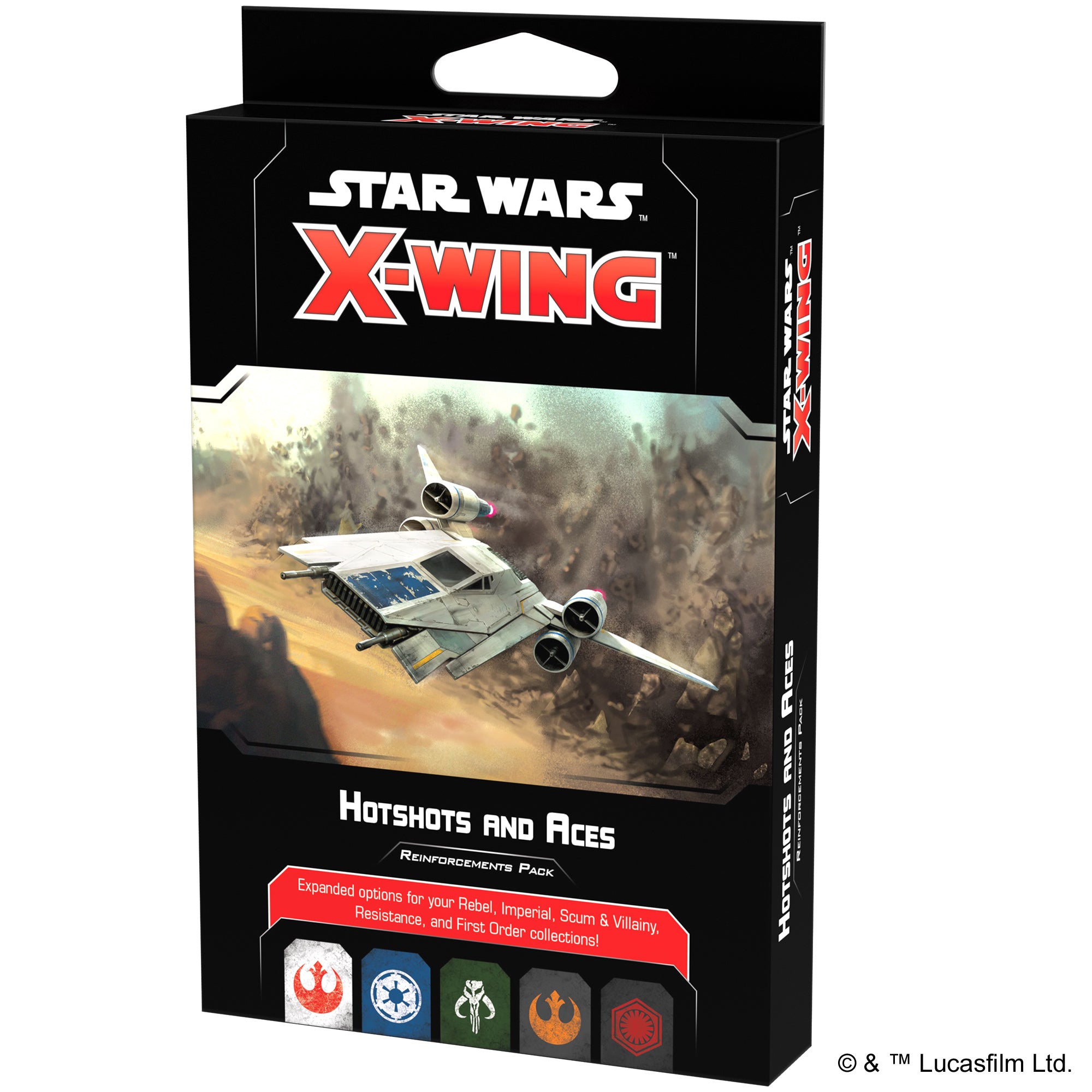 Star Wars X-Wing Miniatures Game 2nd Edition: Hotshots and Aces Expansion Pack - Epic Space Battles for Tabletop Gaming