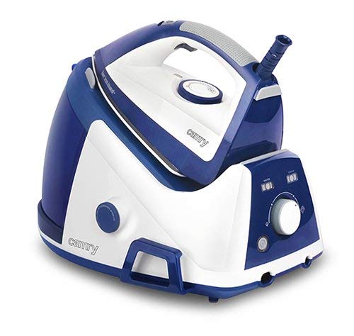 2600W Steam Iron with Steam Station - Blue & Multicolor, One Size - Perfect for Home Ironing, Wrinkle Removal & Fabric Care