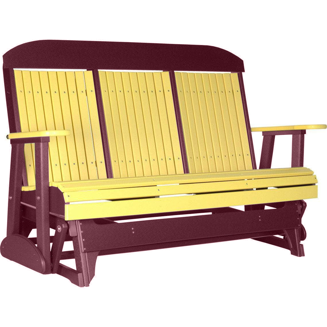 Yellow on Cherrywood