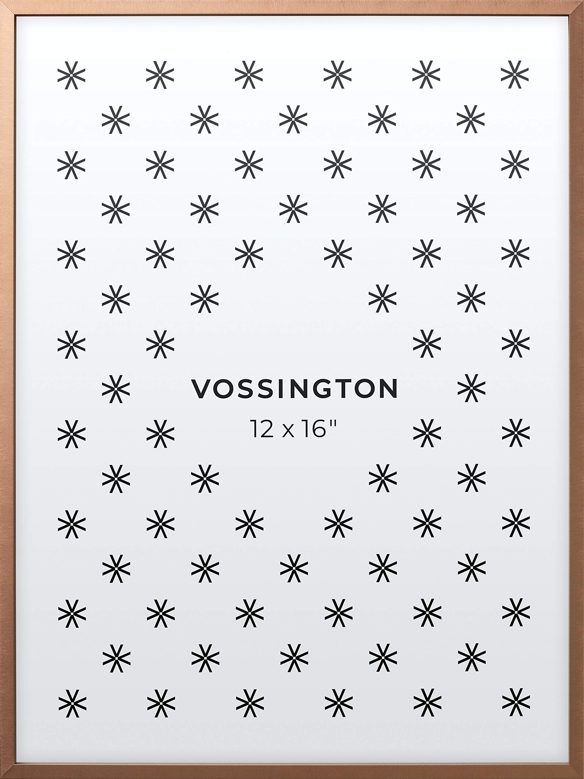 Vossington 12x16 Picture Frame - Elegant Bronze Photo Frame for Wall Display, 12x16 Inches, Modern Thin Profile - Perfect for Home Decor, Office, and Gifts