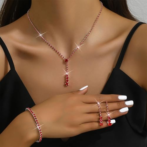 S:Red Jewelry Set