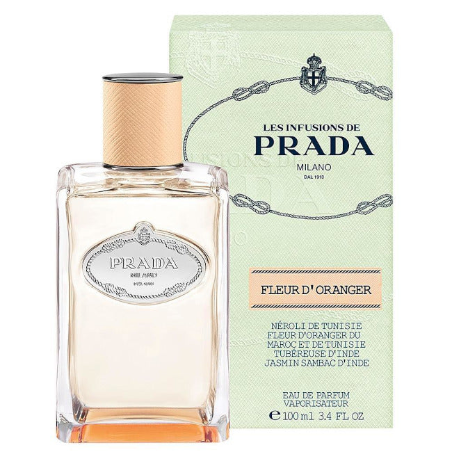 Prada Infusion De Fleur D'Oranger 100ml Eau De Parfum - Orange Blossom Floral Perfume for Women | Luxury Fragrance for Date Night & Special Occasions