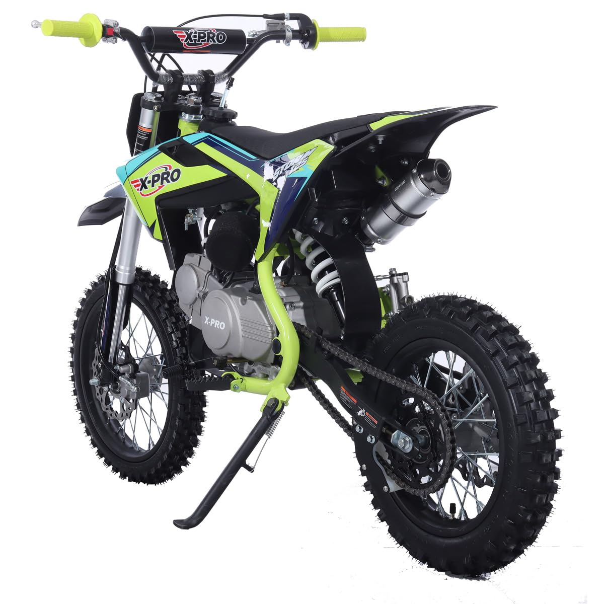 X-PRO Storm 125cc Kids Dirt Bike with Zongshen Engine | 4-Speed Manual Transmission | 14
