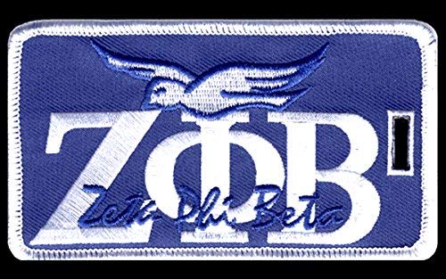 Zeta Phi Beta (ZPB) Sorority Embroidered Luggage Tag - Personalized Greek Organization ID Tag for Travel & College - Perfect for Sorority Sisters, Dorms, and Campus Life