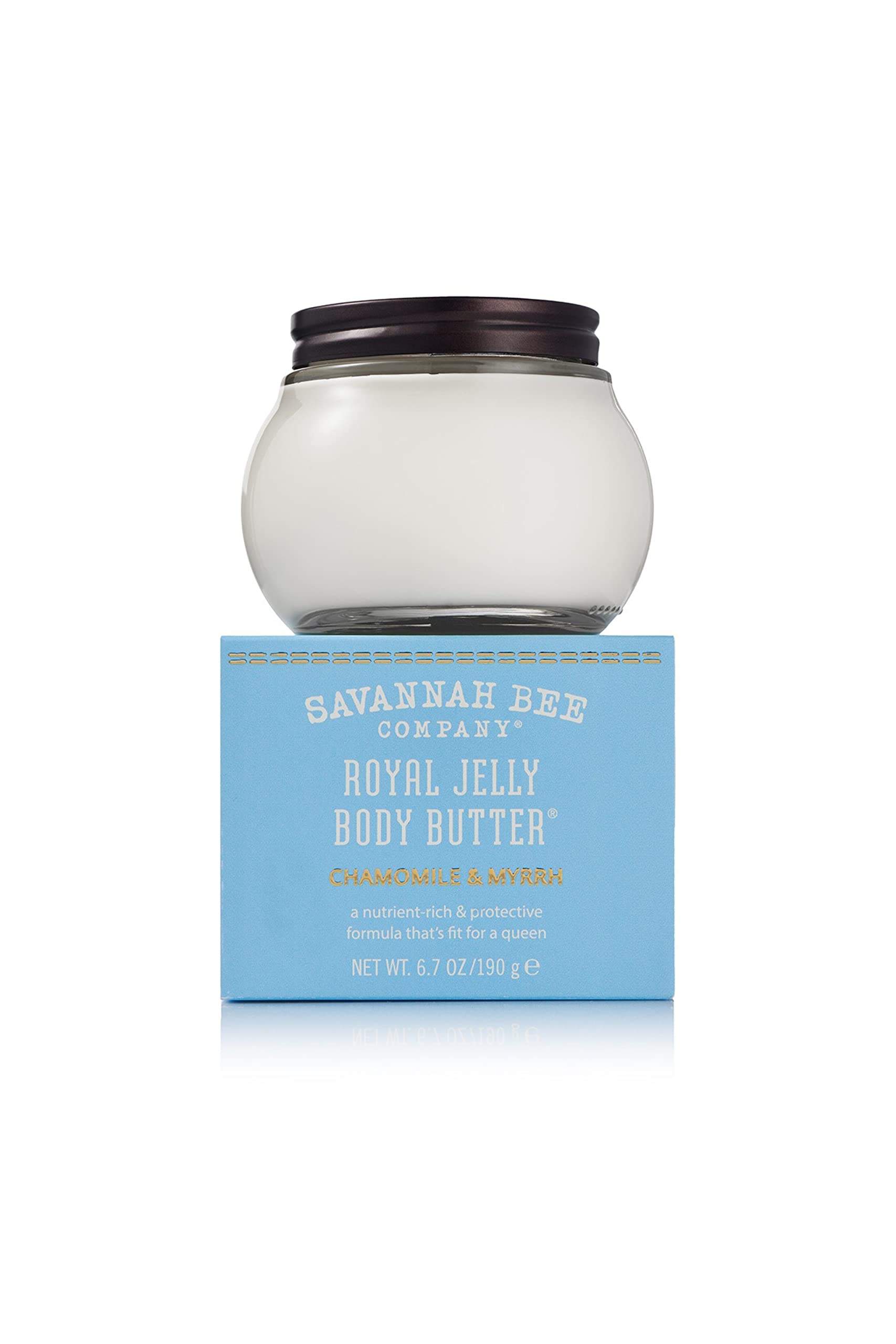 Savannah Bee Company Royal Jelly Body Butter - Ultra Moisturizing Cream for Dry, Sensitive Skin | Natural Hydration for Face, Hands & Body | Perfect for Winter Care & Daily Skincare Routine
