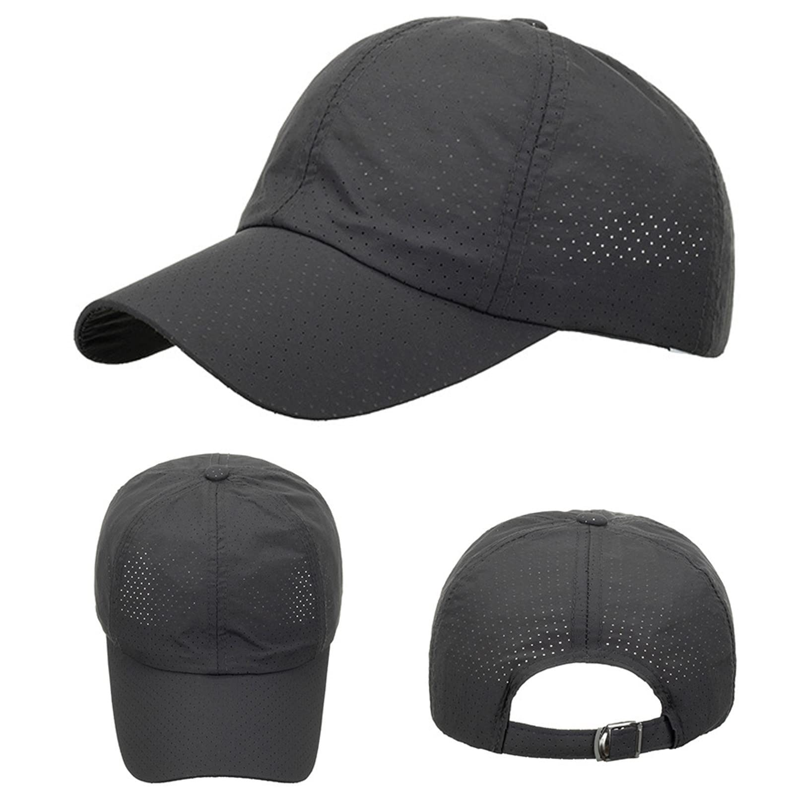 Breathable Mesh Running Hats for Men & Women - Lightweight Outdoor Jogging Cap, Gym & Tennis Sport Hat - Perfect for Hiking, Cycling & Summer Workouts