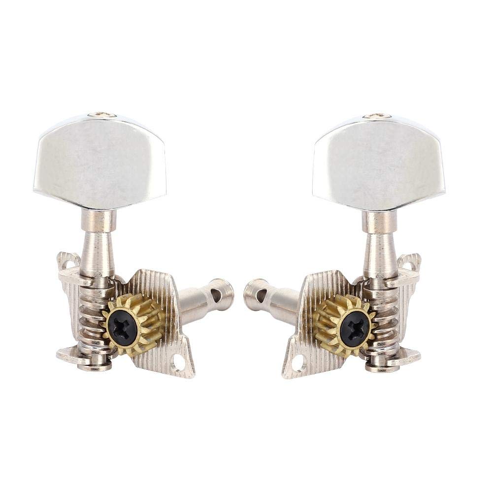 Premium Mxtech 1:14 Copper Alloy Ukulele Machine Heads - Classical Style Tuning Pegs for Guitar & Ukulele String Maintenance (Acouto01853) | Perfect for Professional Musicians & DIY Instrument Repair