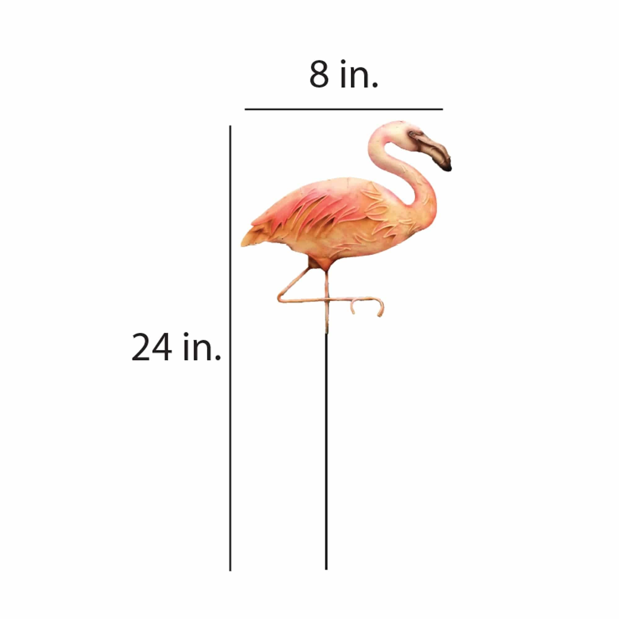 Eangee Home Design Garden Stake - Decorative Metal Yard Art for Outdoor Lawn & Garden Decor - Perfect for Flower Beds, Pathways & Patio Landscaping