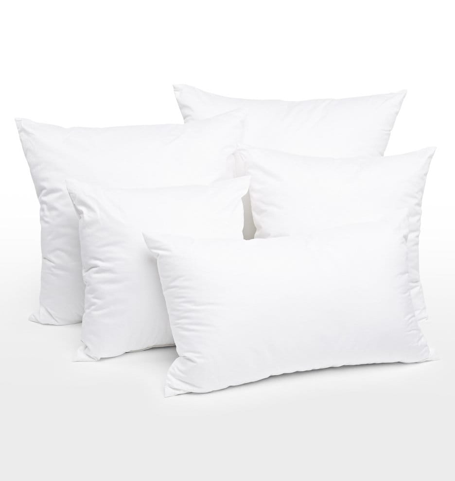 Premium Synthetic Outdoor Polyester Pillow Insert - Waterproof & Weather-Resistant for Patio, Garden, and Poolside Decor