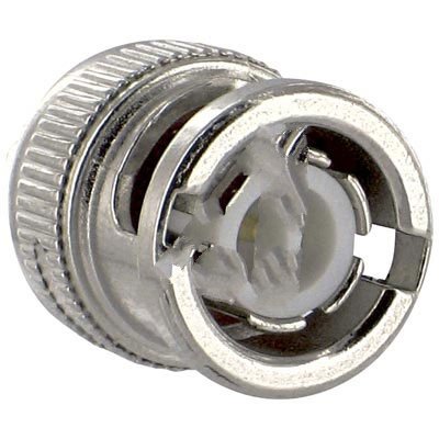Amphenol RF BNC Plug Straight 50 Ohm Crimp/Solder - 031-5900 for CCTV, Audio Video & RF Antenna Connections