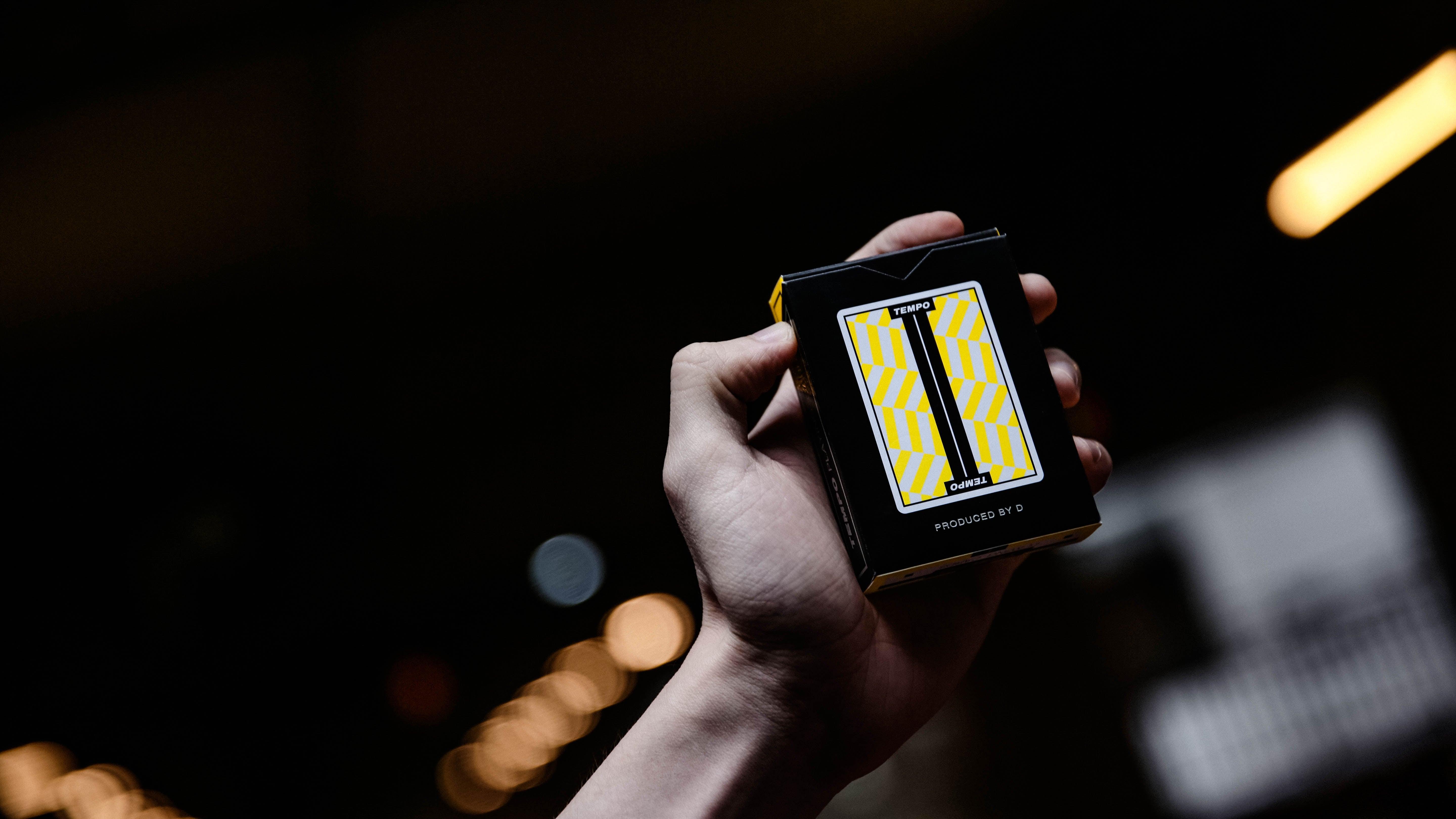 Premium Tempo Playing Cards - Classic Design for Poker, Magic Tricks & Card Games | Perfect for Family Game Nights, Casino Parties & Professional Performances