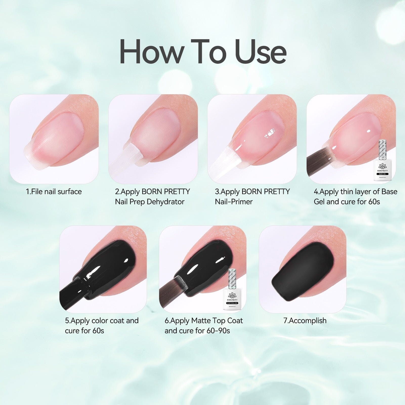 15ml Matte Top Coat Nail Polish - Long-Lasting Non-Shine Finish for Gel & Acrylic Nails - Perfect for Manicures, Pedicures & Nail Art Designs