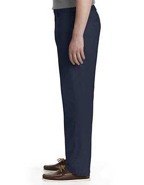 DXL Big & Tall Relaxed Fit Waist Comfort Pants for Men - Soft Stretch Fabric, Easy Movement - Perfect for Office, Travel & Casual Wear