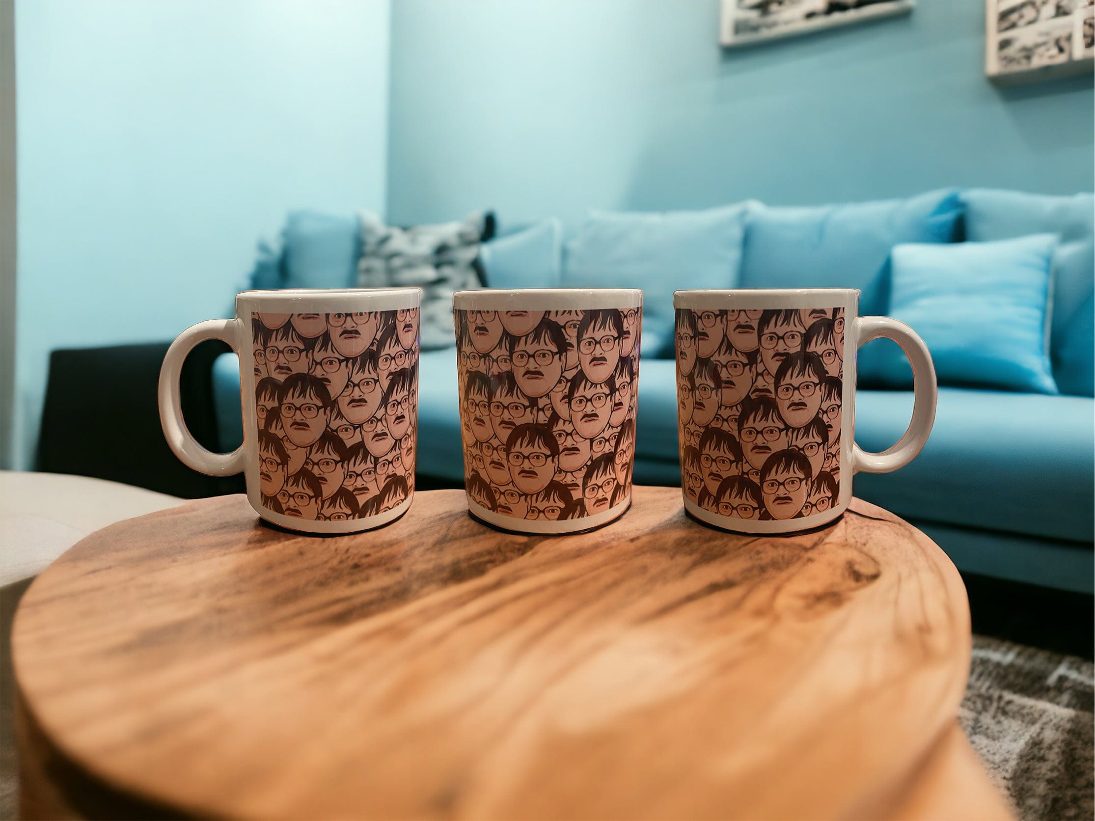 Friday Night Dinner Jim's Face Mug - Funny TV Show Themed Coffee Cup for Fans - Perfect for Home, Office & Gifts