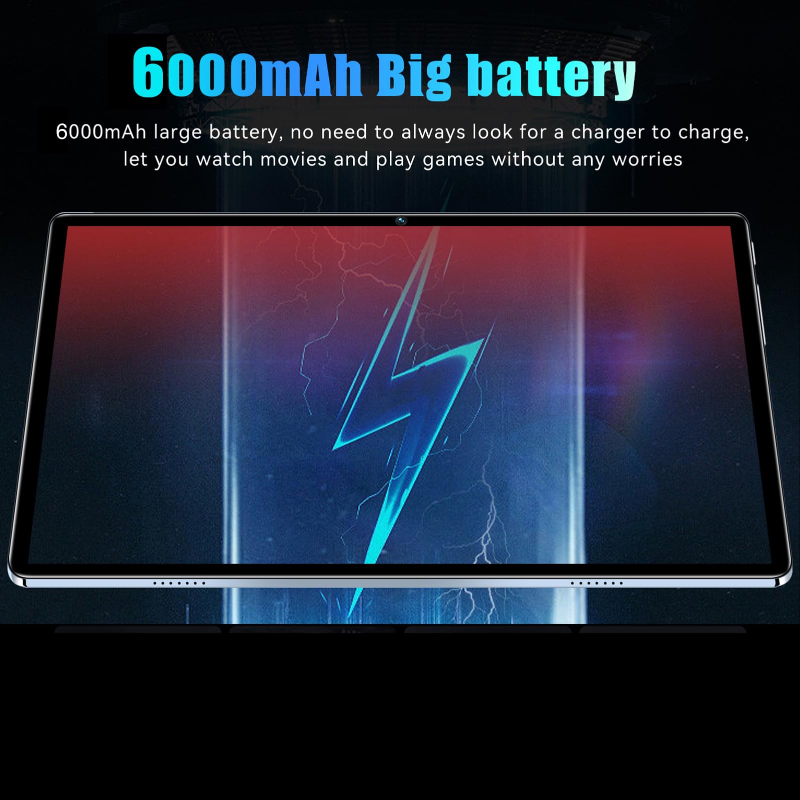 10.1 Inch Android Tablet with 6GB RAM 128GB Storage - Full HD 1080P Display, Octa-Core Processor, 4G LTE Calling, Android 13 OS, Expandable Memory - Perfect for Work, Study, and Entertainment