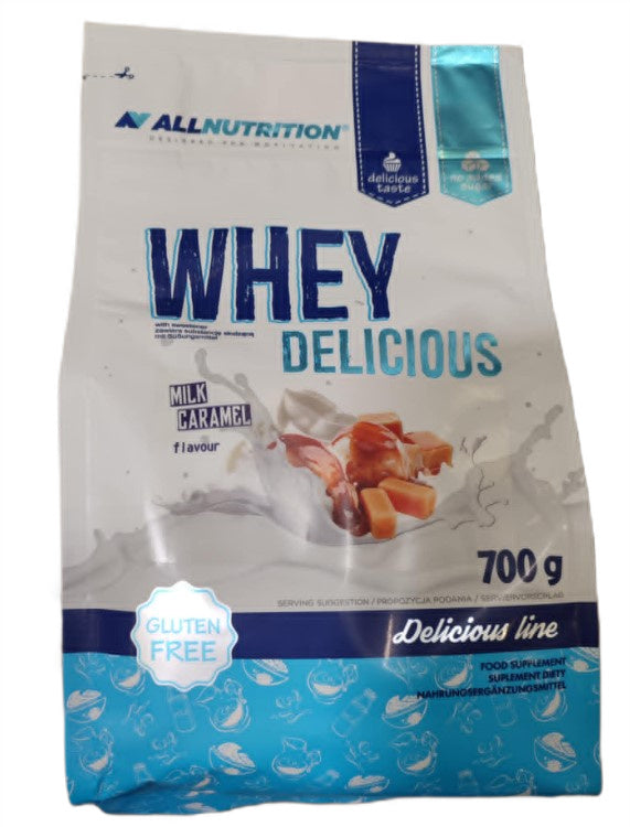 Allnutrition Whey Delicious 700g Protein Powder - Premium Whey Protein Supplement for Muscle Growth & Recovery - Ideal for Post-Workout, Weight Management & Fitness Enthusiasts