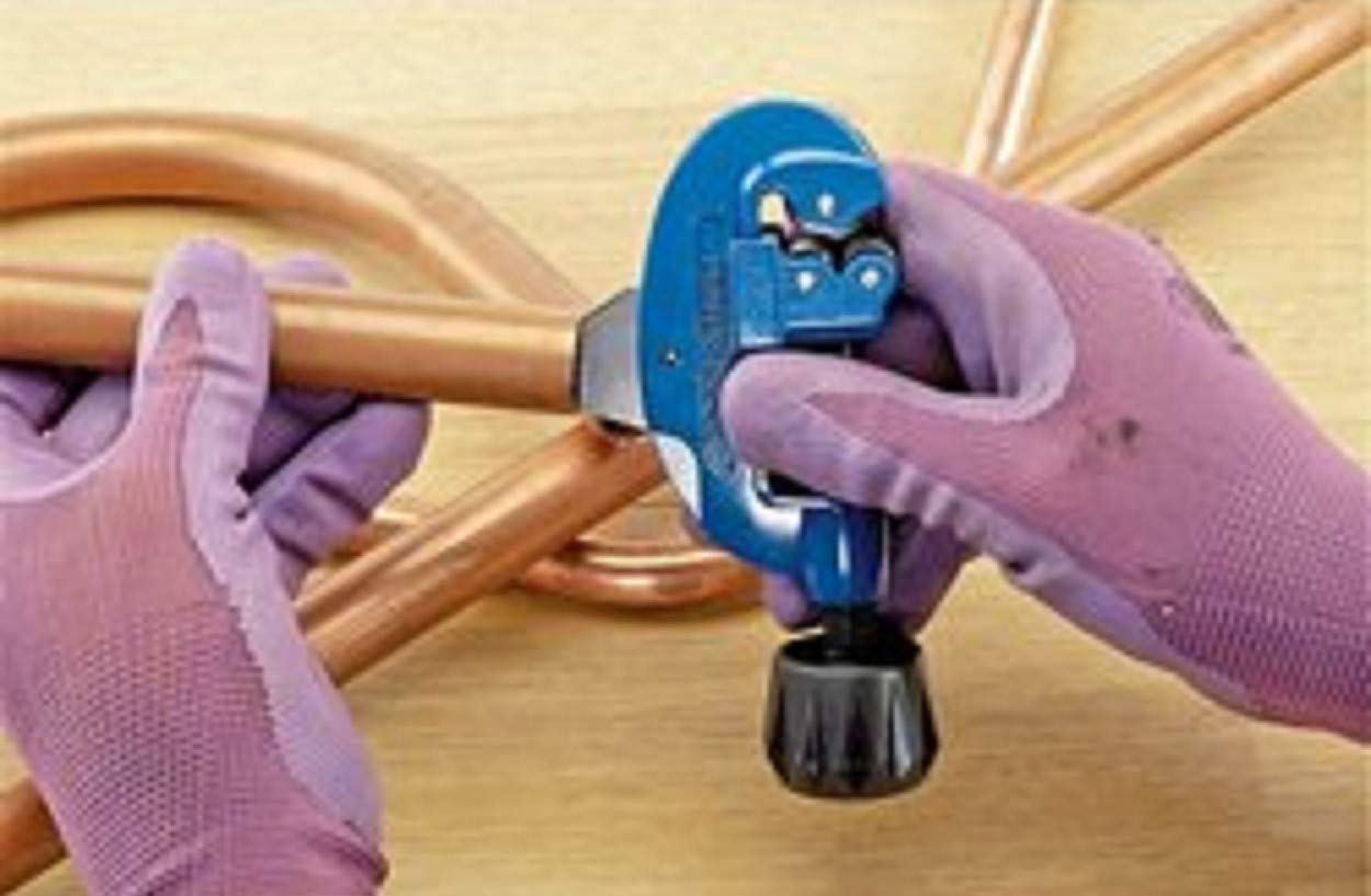 Draper Expert 10580 Professional Pipe Cutter - Heavy Duty Copper, Plastic & PVC Pipe Cutting Tool for Plumbing, HVAC & DIY Projects | Perfect for Home Repairs, Construction & Pipe Installation