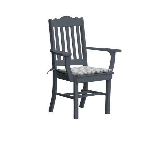 Royal Dining Chair with Arms - Elegant & Comfortable Upholstered Dining Room Chair for Home & Restaurant Use