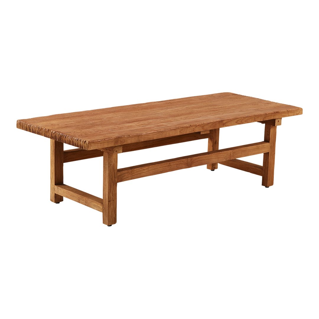 Modern Alfred Coffee Table - Rectangular Wooden Living Room Furniture for Home Decor & Small Space