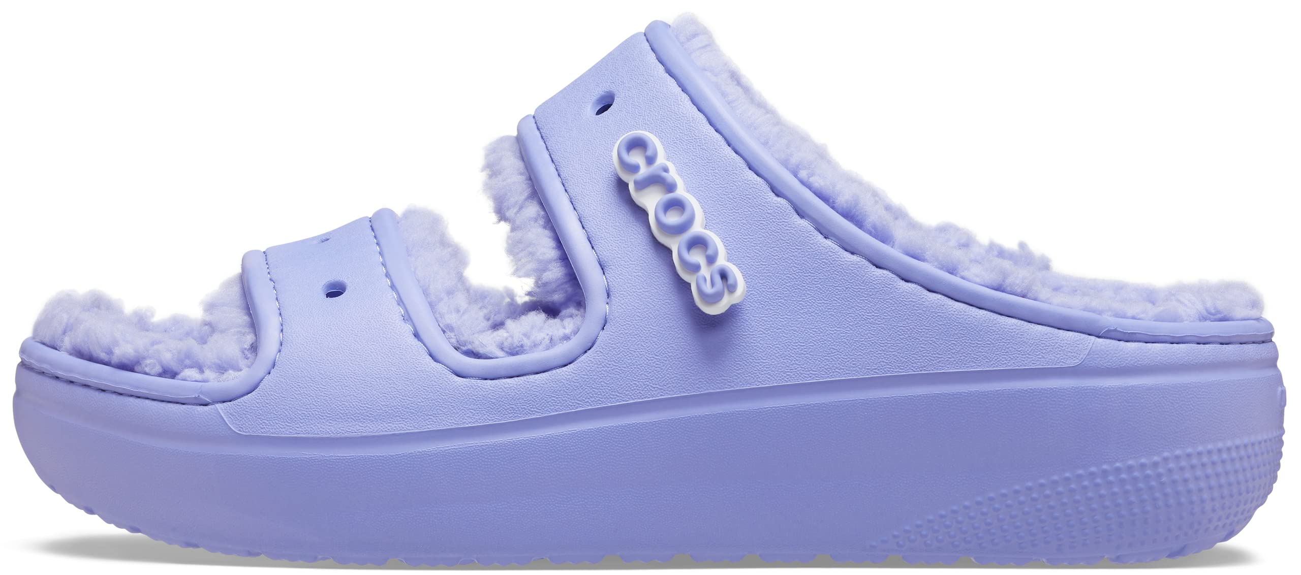 Crocs Unisex-Adult Classic Cozzzy Fuzzy Sandals Slide - Comfortable Fuzzy House Slippers for Men & Women - Perfect for Indoor, Outdoor, Lounge & Relaxation at Home