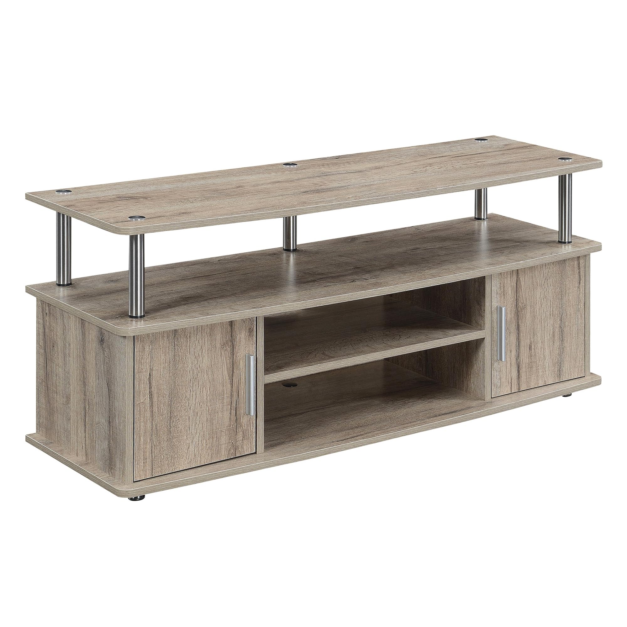 Convenience Concepts Designs2Go Monterey TV Stand with Storage Cabinets & Shelves - 47.25